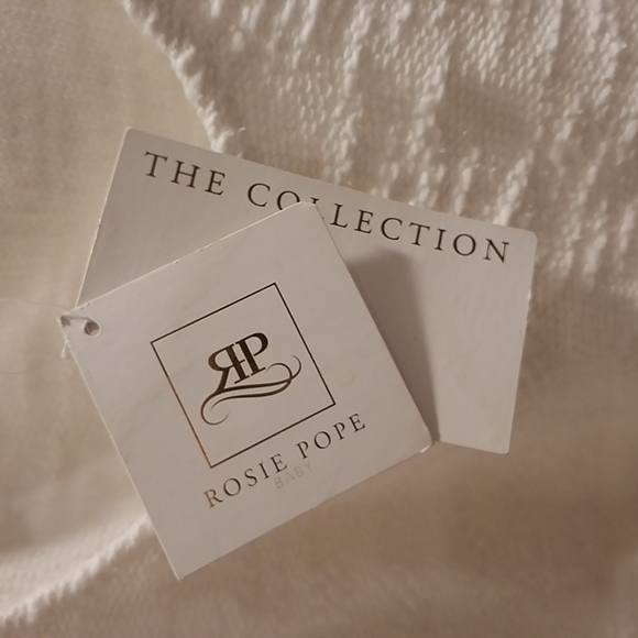 Rosie's Pope Jeni Ruched Textured White Maternity Top. NEW NWT! - Picture 4 of 16